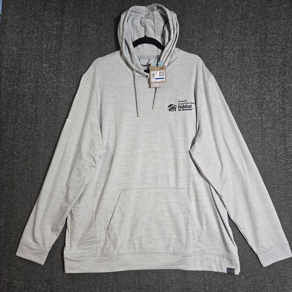 Puma Cloudspun Men's Progress Golf Hoodie Heathered Grey XL Habitat for Humanity - Picture 1 of 11